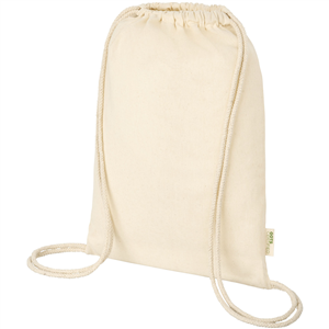 String bag personalizzata in cotone biologico natural color ORISSA 120490-N - Natural 