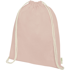 String bag personalizzata in cotone biologico ORISSA 120490 - Oro Rosa 