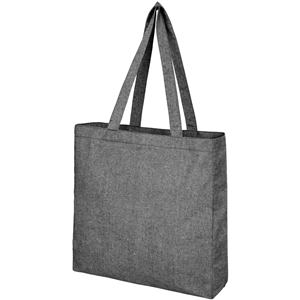 Shopper bag personalizzata in cotone riciclato cm 38x41x8,5 PHEEBS 120537 - Nero Melange 