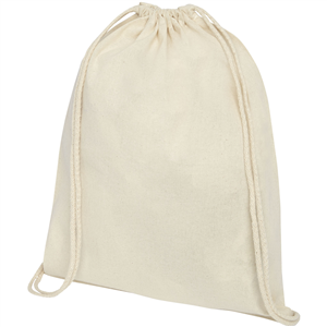String bag personalizzata in cotone natural color OREGON 120575-N - Natural 