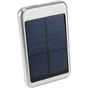Power bank solare da 4000 mAh BASK 123601 - Silver 