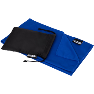 Asciugamano sportivo in microfibra di rpet RAQUEL 125001 - Blu Royal 