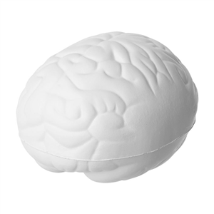 Antistress a forma di cervello BARRIE 210150 - Bianco 