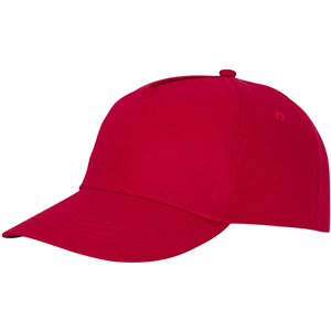 Cappellino personalizzato in cotone 5 pannelli Elevate Essentials FENIKS 38666 - Rosso 