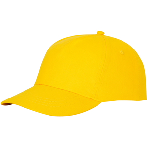 Cappellino personalizzato in cotone 5 pannelli Elevate Essentials FENIKS 38666 - Giallo 