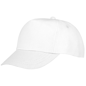 Cappellino per bambini personalizzato in cotone 5 pannelli Elevate Essentials FENIKS 38667 - Bianco 
