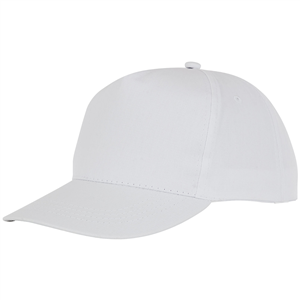 Cappellino personalizzabile in cotone 5 pannelli Elevate Essentials HADES 38673 - Bianco 