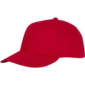 Cappellino personalizzato in cotone 6 pannelli Elevate Essentials ARES 38675 - Rosso 