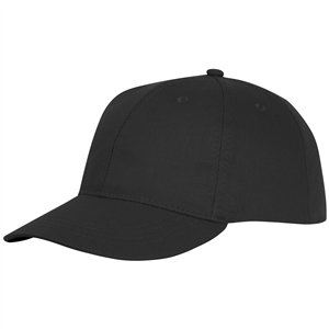 Cappellino personalizzato in cotone 6 pannelli Elevate Essentials ARES 38675 - Nero 