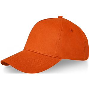 Cappello da baseball personalizzato in cotone 5 pannelli Elevate Life DOYLE 38677 - Arancio 
