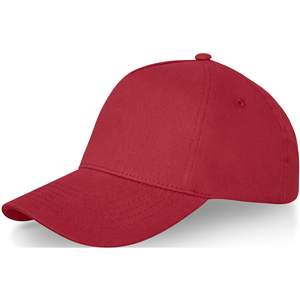 Cappello da baseball personalizzato in cotone 5 pannelli Elevate Life DOYLE 38677 - Rosso 