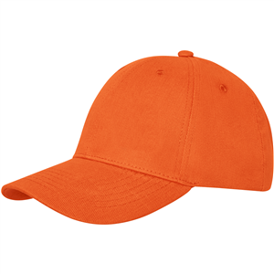 Cappellino personalizzato in cotone 6 pannelli Elevate Life DAVIS 38678 - Arancio 