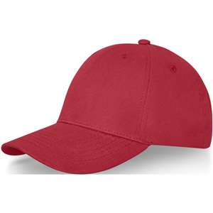Cappellino personalizzato in cotone 6 pannelli Elevate Life DAVIS 38678 - Rosso 