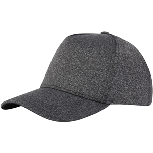 Cappello da baseball personalizzabile elasticizzato in poliestere Elevate Life MANU 38682 - Carbone 