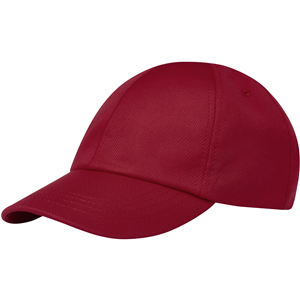 Cappello da baseball personalizzabile in poliestere 6 pannelli Elevate Essentials CERUS 38684 - Rosso 