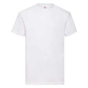 T-shirt personalizzata uomo bianca in cotone 170gr Fruit of the Loom VALUEWEIGHT T 610360-WH - Bianco