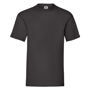 T-shirt personalizzabile uomo in cotone 170gr Fruit of the Loom VALUEWEIGHT T 610360 - Nero