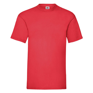 T-shirt personalizzabile uomo in cotone 170gr Fruit of the Loom VALUEWEIGHT T 610360 - Rosso