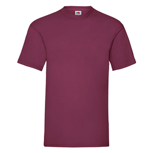 T-shirt personalizzabile uomo in cotone 170gr Fruit of the Loom VALUEWEIGHT T 610360 - Bordeaux