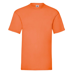 T-shirt personalizzabile uomo in cotone 170gr Fruit of the Loom VALUEWEIGHT T 610360 - Arancio