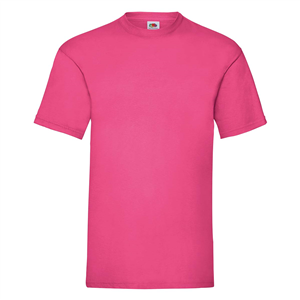 T-shirt personalizzabile uomo in cotone 170gr Fruit of the Loom VALUEWEIGHT T 610360 - Fucsia