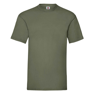 T-shirt personalizzabile uomo in cotone 170gr Fruit of the Loom VALUEWEIGHT T 610360 - Oliva