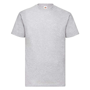 T-shirt personalizzabile uomo in cotone 170gr Fruit of the Loom VALUEWEIGHT T 610360 - Grigio Melange