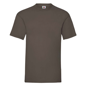 T-shirt personalizzabile uomo in cotone 170gr Fruit of the Loom VALUEWEIGHT T 610360 - Cioccolato