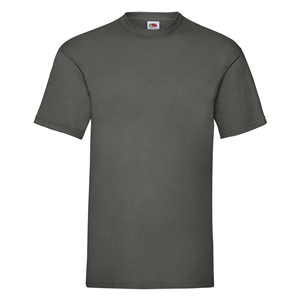T-shirt personalizzabile uomo in cotone 170gr Fruit of the Loom VALUEWEIGHT T 610360 - Grafite Chiaro