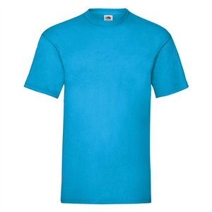 T-shirt personalizzabile uomo in cotone 170gr Fruit of the Loom VALUEWEIGHT T 610360 - Azzurro