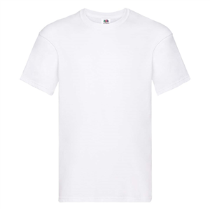 T shirt personalizzabile uomo bianca in cotone 145gr Fruit of the Loom ORIGINAL T 610820-WH - Bianco