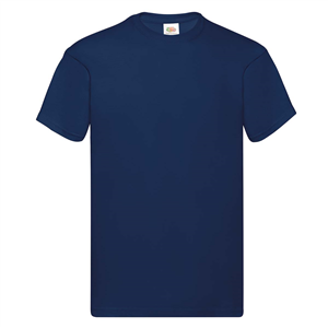Maglietta personalizzabile uomo in cotone 145gr Fruit of the Loom ORIGINAL T 610820 - Blu Navy