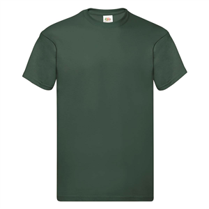 Maglietta personalizzabile uomo in cotone 145gr Fruit of the Loom ORIGINAL T 610820 - Verde Bottiglia