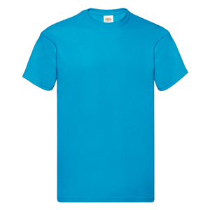 Maglietta personalizzabile uomo in cotone 145gr Fruit of the Loom ORIGINAL T 610820 - Azzurro