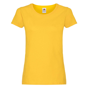 T-shirt personalizzata donna in cotone 145gr Fruit of the Loom LADIES ORIGINAL T 614200 - Girasole