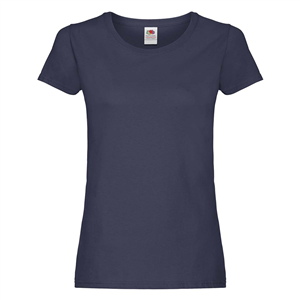 T-shirt personalizzata donna in cotone 145gr Fruit of the Loom LADIES ORIGINAL T 614200 - Blu Notte
