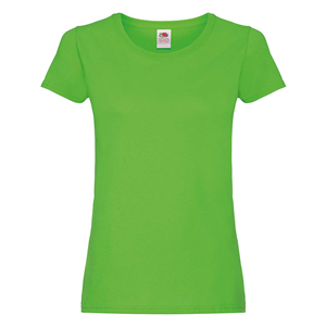 T-shirt personalizzata donna in cotone 145gr Fruit of the Loom LADIES ORIGINAL T 614200 - Lime