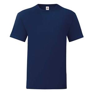 T-shirt personalizzabile uomo in cotone 150gr Fruit of the Loom ICONIC 150 T 614300 - Blu Navy