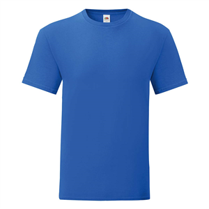 T-shirt personalizzabile uomo in cotone 150gr Fruit of the Loom ICONIC 150 T 614300 - Royal