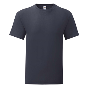 T-shirt personalizzabile uomo in cotone 150gr Fruit of the Loom ICONIC 150 T 614300 - Blu Notte