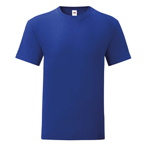 T-shirt personalizzabile uomo in cotone 150gr Fruit of the Loom ICONIC 150 T 614300 - Blu cobalto