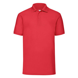 Polo personalizzate in policotone 180gr Fruit of the Loom 65/35 POLO 634020 - Rosso