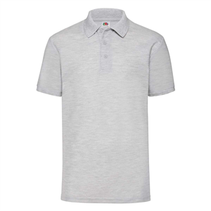 Polo personalizzate in policotone 180gr Fruit of the Loom 65/35 POLO 634020 - Grigio Melange