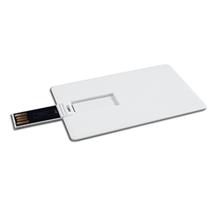 Chiavetta USB SLIMCARD da 16GB A17803-16GB - Bianco