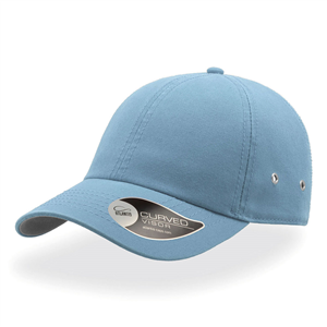 Cappellino personalizzato in cotone Atlantis ACTION ACTI - Azzurro