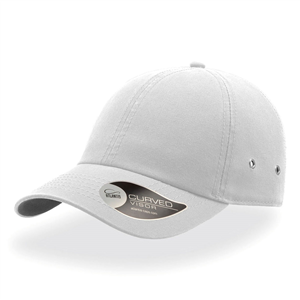 Cappellino personalizzato in cotone Atlantis ACTION ACTI - Bianco