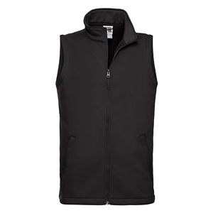 Gilet soft shell uomo RUSSELL BAS041M - Nero