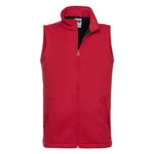 Gilet soft shell uomo RUSSELL BAS041M - Rosso
