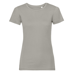 T-shirt personalizzabile da donna in cotone organico 160 gr Russell BAS108F - Pietra
