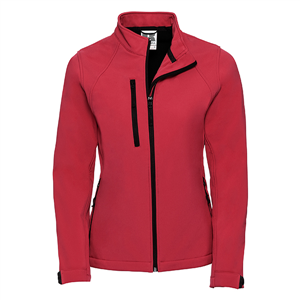 Giubbotto soft shell donna RUSSELL BAS140F - Rosso